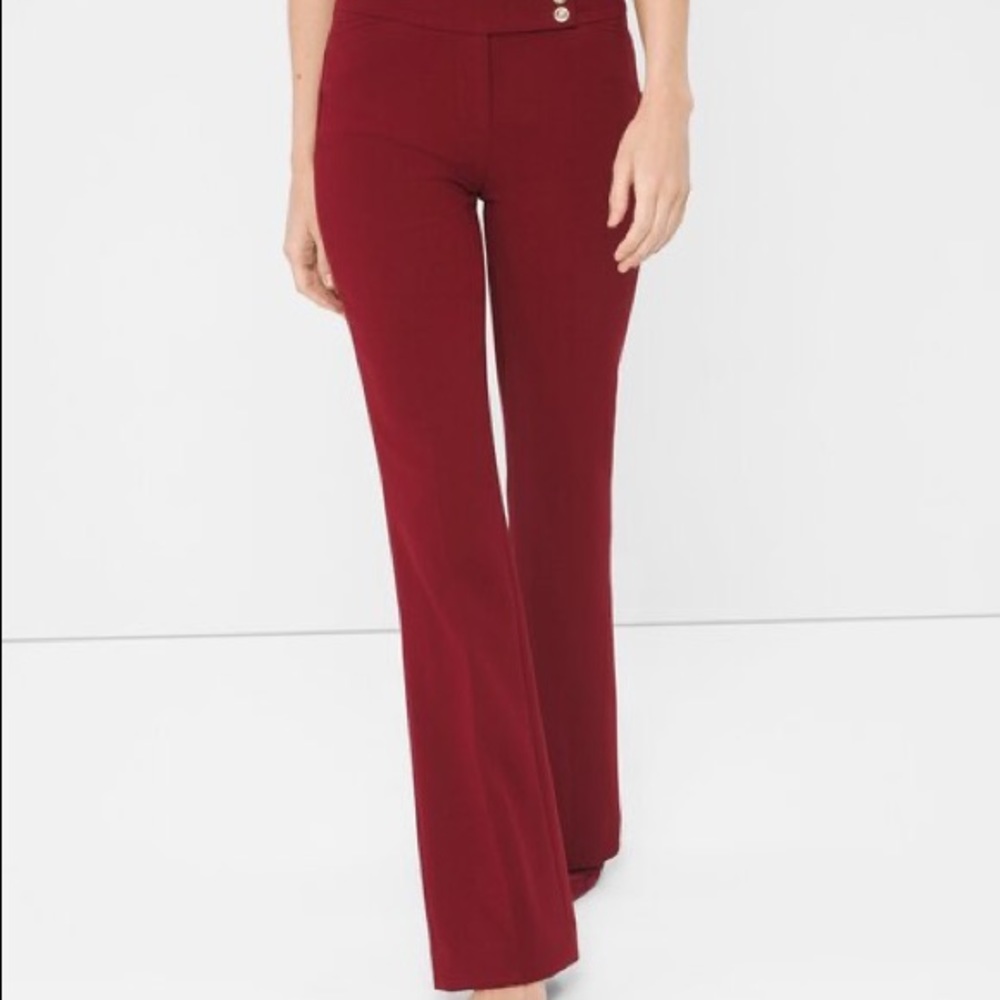 White House Black Market Slim Flare Pants Size 8